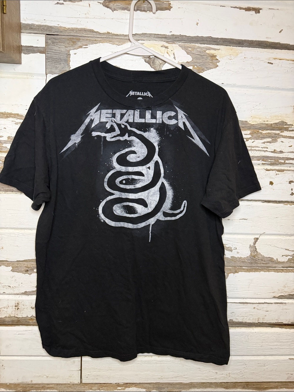 Metallica Short Sleeve Black Graphic Tee